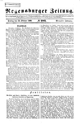 Regensburger Zeitung Freitag 12. Oktober 1860