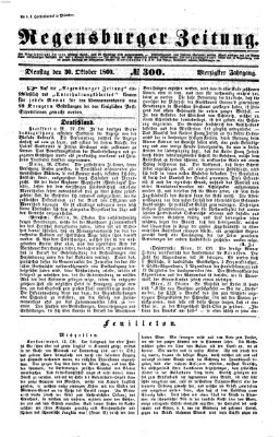 Regensburger Zeitung Dienstag 30. Oktober 1860