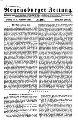 Regensburger Zeitung Freitag 2. November 1860