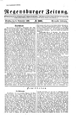 Regensburger Zeitung Dienstag 6. November 1860