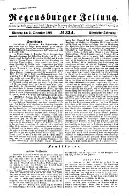 Regensburger Zeitung Montag 3. Dezember 1860