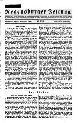 Regensburger Zeitung Donnerstag 6. Dezember 1860