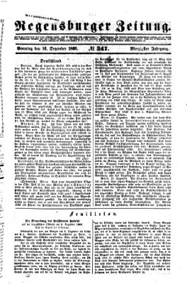 Regensburger Zeitung Sonntag 16. Dezember 1860