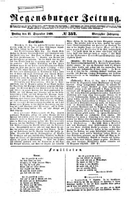 Regensburger Zeitung Freitag 21. Dezember 1860