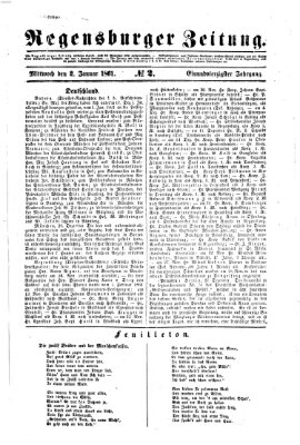 Regensburger Zeitung Mittwoch 2. Januar 1861