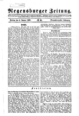 Regensburger Zeitung Freitag 4. Januar 1861