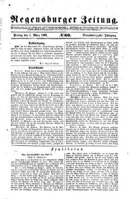 Regensburger Zeitung Freitag 1. März 1861