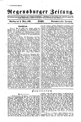 Regensburger Zeitung Samstag 2. März 1861