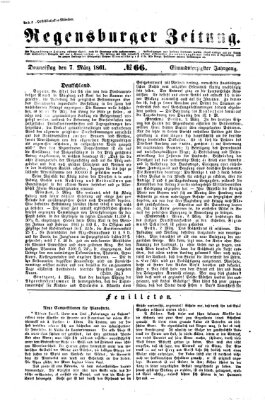 Regensburger Zeitung Donnerstag 7. März 1861