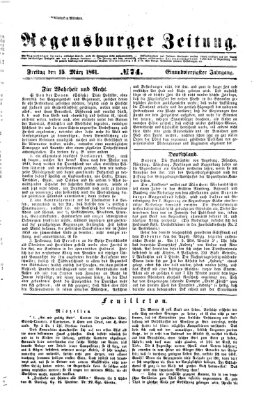 Regensburger Zeitung Freitag 15. März 1861