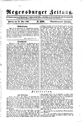 Regensburger Zeitung Freitag 10. Mai 1861