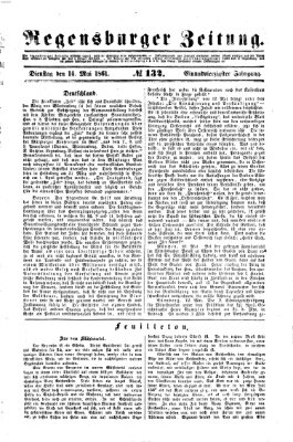 Regensburger Zeitung Dienstag 14. Mai 1861