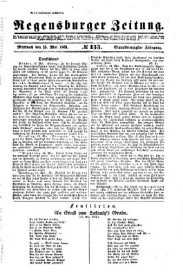 Regensburger Zeitung Mittwoch 15. Mai 1861