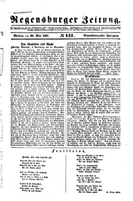 Regensburger Zeitung Montag 20. Mai 1861