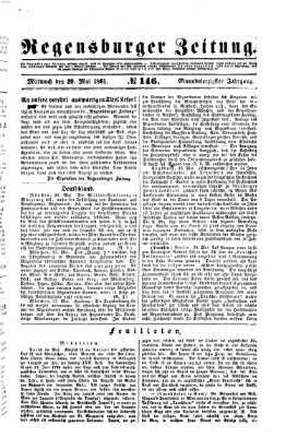 Regensburger Zeitung Mittwoch 29. Mai 1861