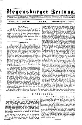 Regensburger Zeitung Samstag 1. Juni 1861