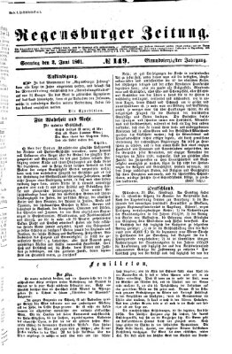 Regensburger Zeitung Sonntag 2. Juni 1861