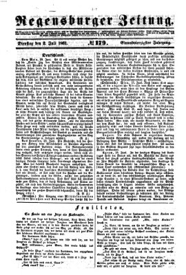 Regensburger Zeitung Dienstag 2. Juli 1861