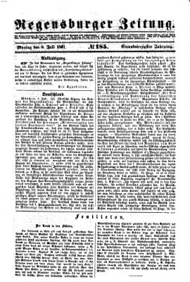 Regensburger Zeitung Montag 8. Juli 1861