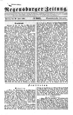 Regensburger Zeitung Freitag 26. Juli 1861