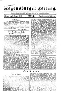 Regensburger Zeitung Montag 5. August 1861