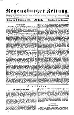 Regensburger Zeitung Freitag 6. September 1861