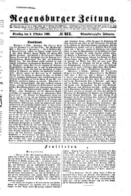 Regensburger Zeitung Dienstag 8. Oktober 1861