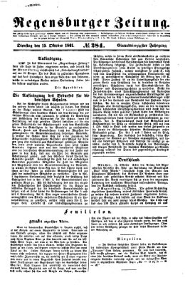 Regensburger Zeitung Dienstag 15. Oktober 1861