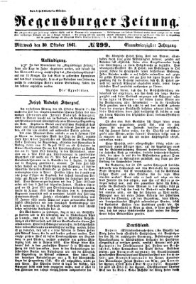 Regensburger Zeitung Mittwoch 30. Oktober 1861