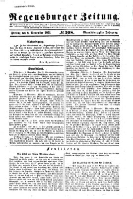 Regensburger Zeitung Freitag 8. November 1861