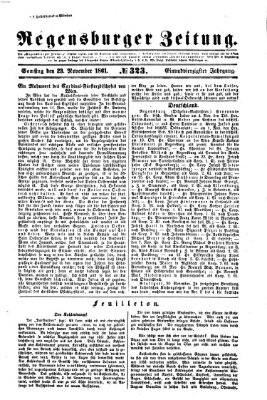 Regensburger Zeitung Samstag 23. November 1861