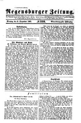 Regensburger Zeitung Montag 2. Dezember 1861