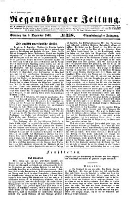 Regensburger Zeitung Sonntag 8. Dezember 1861