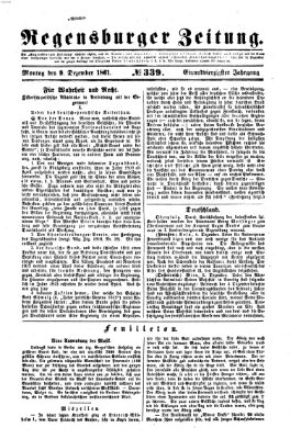 Regensburger Zeitung Montag 9. Dezember 1861