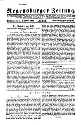 Regensburger Zeitung Mittwoch 11. Dezember 1861