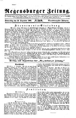 Regensburger Zeitung Donnerstag 19. Dezember 1861