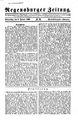 Regensburger Zeitung Donnerstag 9. Januar 1862