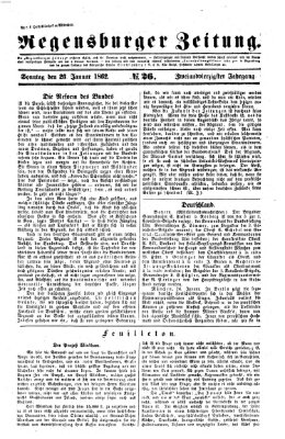 Regensburger Zeitung Sonntag 26. Januar 1862