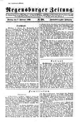 Regensburger Zeitung Freitag 7. Februar 1862