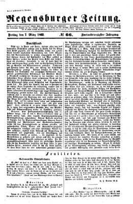 Regensburger Zeitung Freitag 7. März 1862