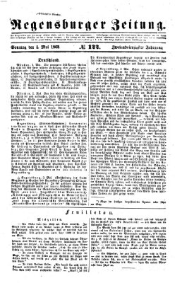 Regensburger Zeitung Sonntag 4. Mai 1862