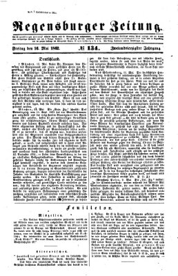 Regensburger Zeitung Freitag 16. Mai 1862