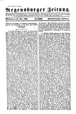 Regensburger Zeitung Mittwoch 28. Mai 1862