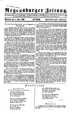 Regensburger Zeitung Sonntag 1. Juni 1862