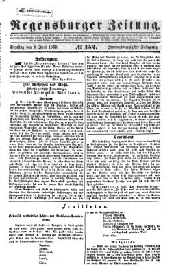 Regensburger Zeitung Dienstag 3. Juni 1862