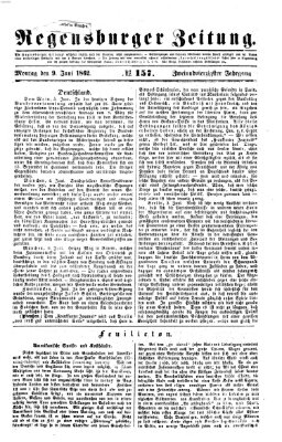 Regensburger Zeitung Montag 9. Juni 1862