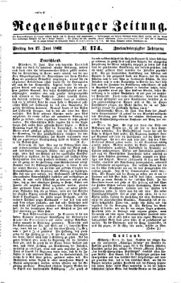 Regensburger Zeitung Freitag 27. Juni 1862