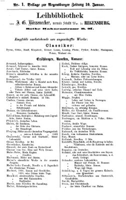 Regensburger Zeitung Freitag 10. Januar 1862