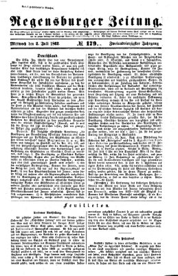 Regensburger Zeitung Mittwoch 2. Juli 1862