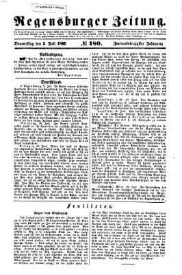 Regensburger Zeitung Donnerstag 3. Juli 1862